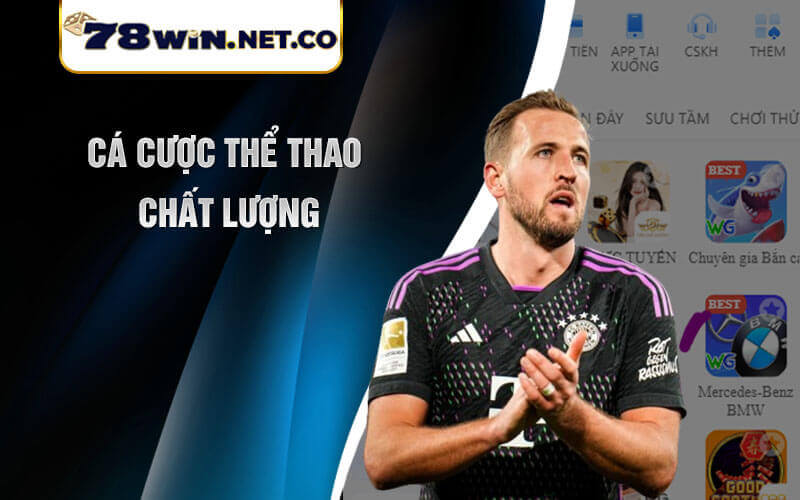 Cá cược 78win thể thao chất lượng